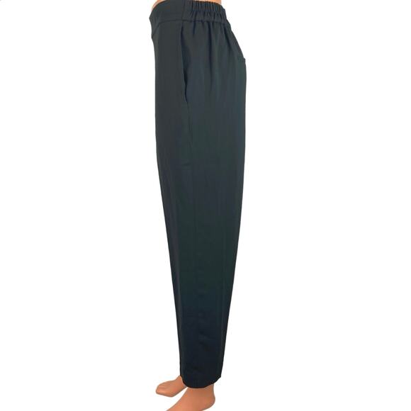 J.Crew Jamie Black High Waisted Straight Leg Chino Dress Trouser Pants Size 8 - Picture 2 of 6